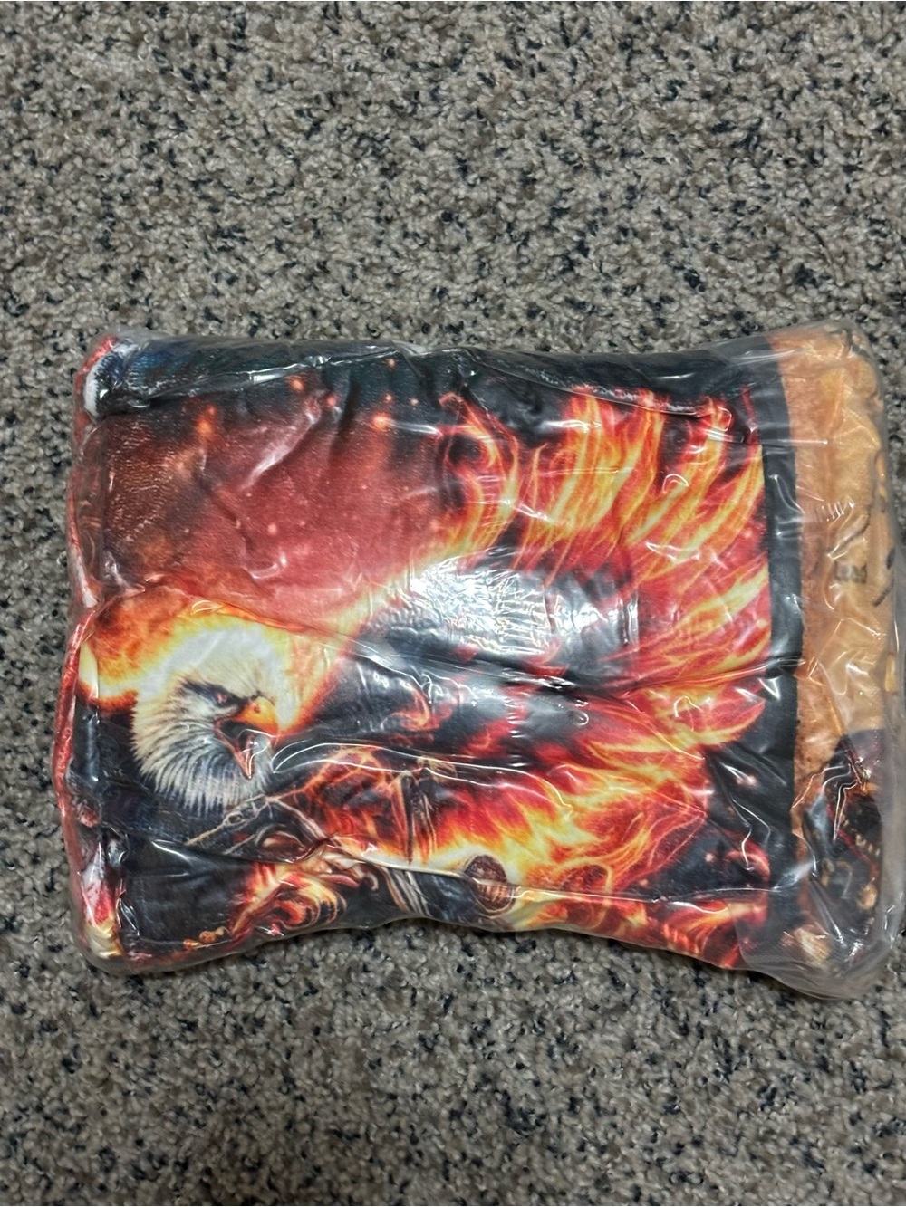 Motorcycle plush blanket - Picture 3 of 5